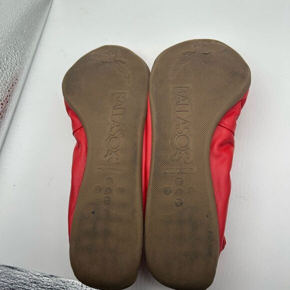 Corso Como Ballasox Prince Ballet Flats in Red Leather - Picture 11 of 12
